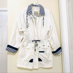VTG CURRENT-SEEN•White Nautical Jacket Women S